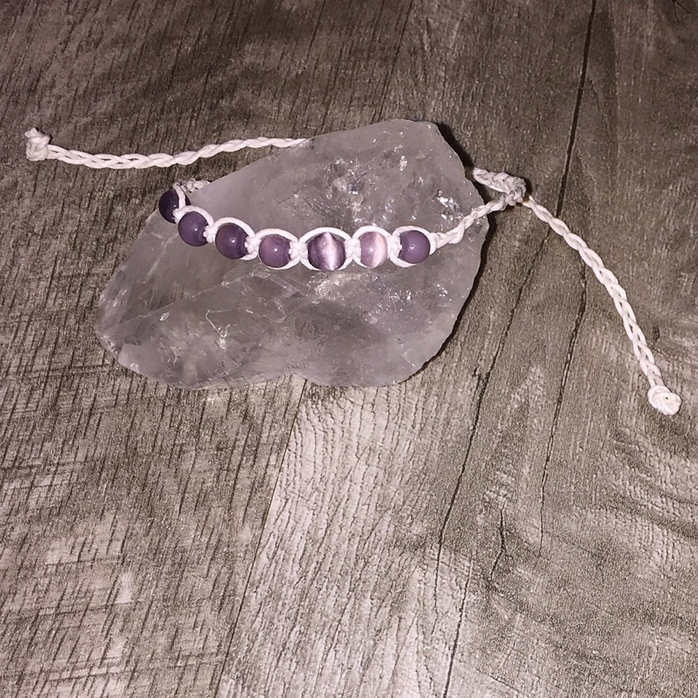 🆕Purple Beaded Bracelet